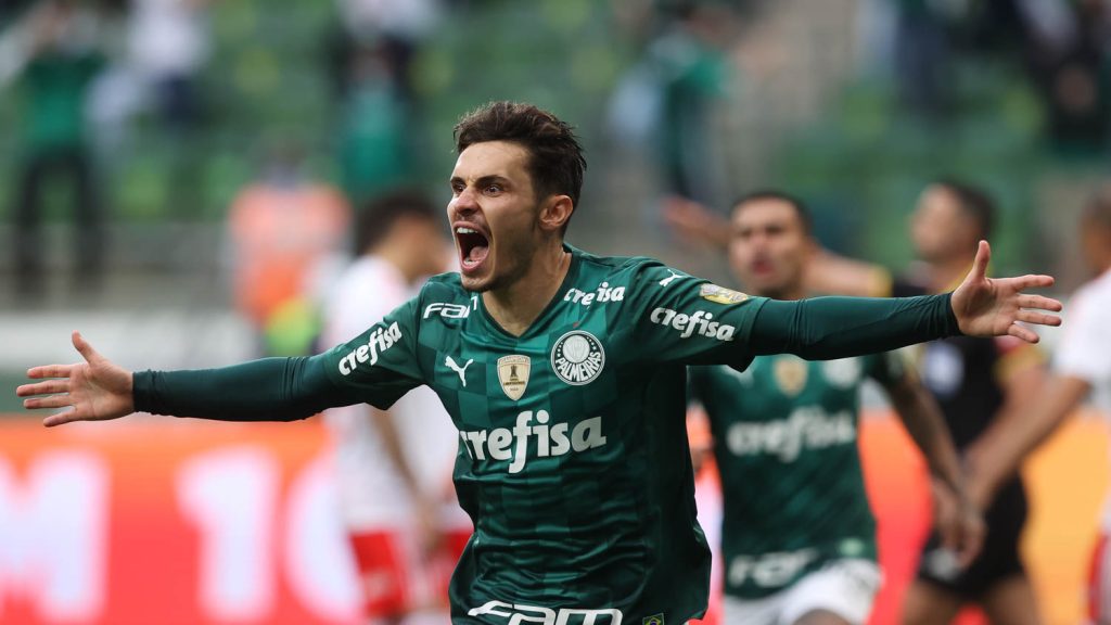Palmeiras Raphael Veiga comemoração Série A