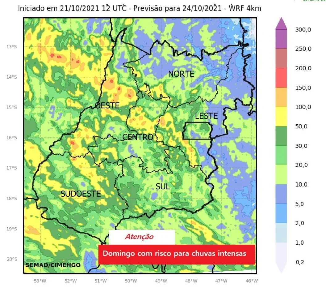 Chuva em Goiás