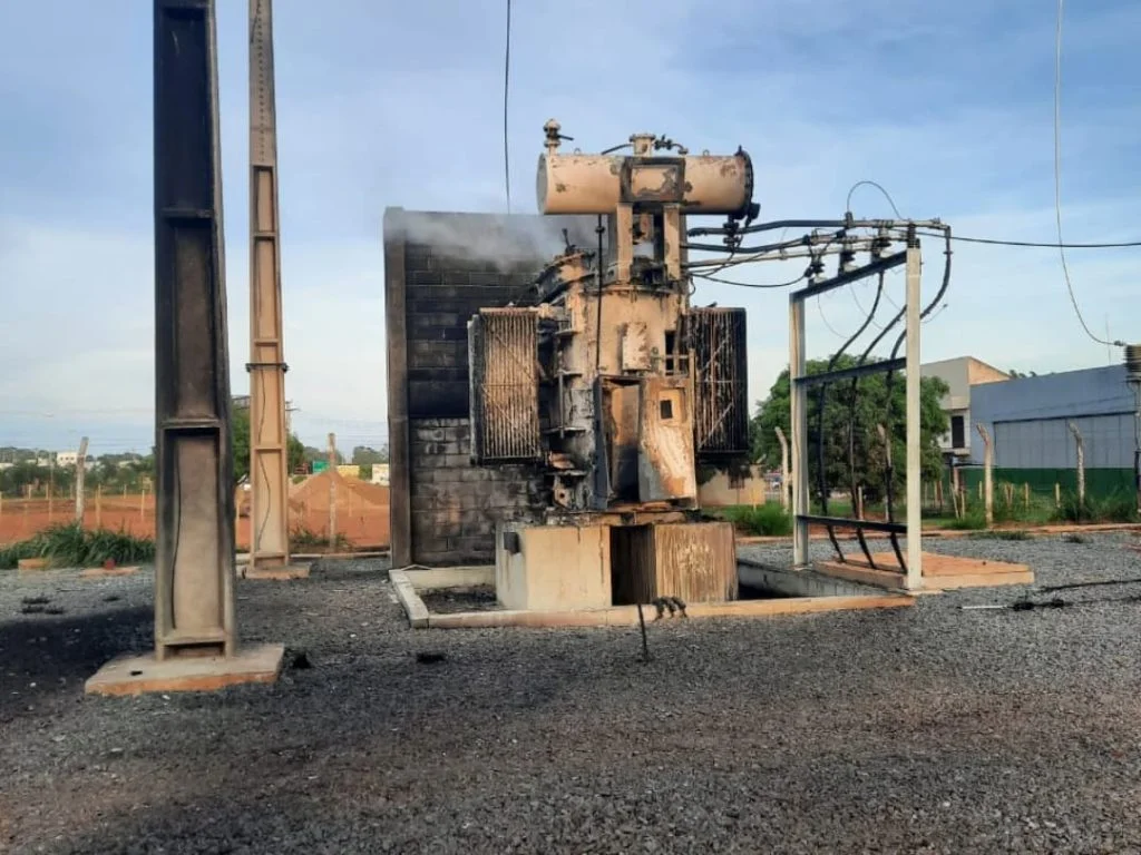 Ouriço causou explosão na estação da ENEL.