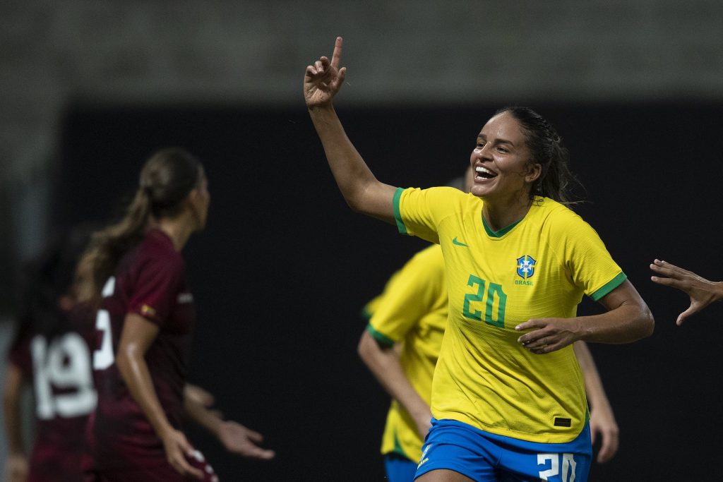 Gabi Nunes, da Seleção Brasileira de Futebol Feminino