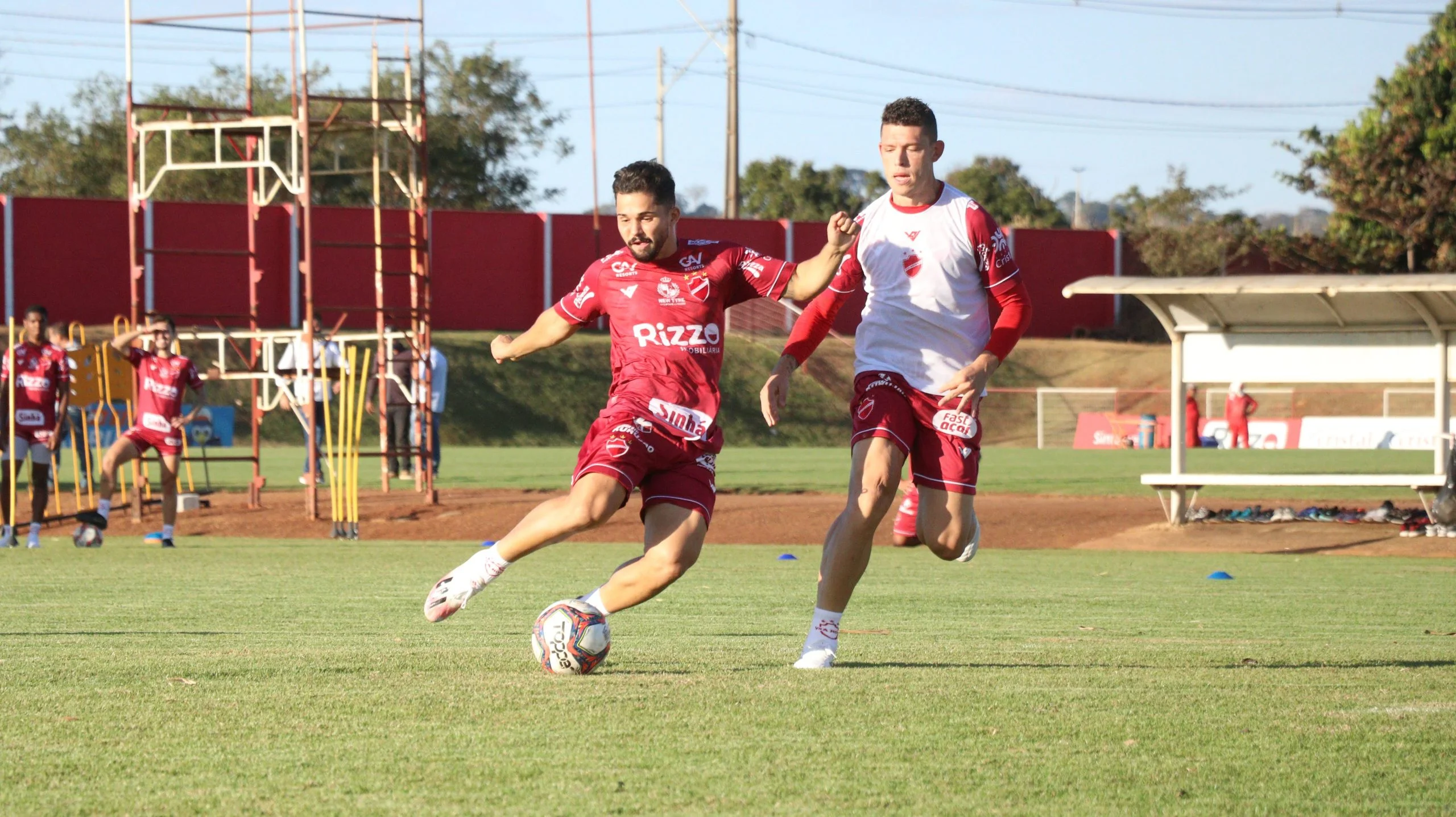 Treinamento do Vila Nova para o jogo da Copa Verde