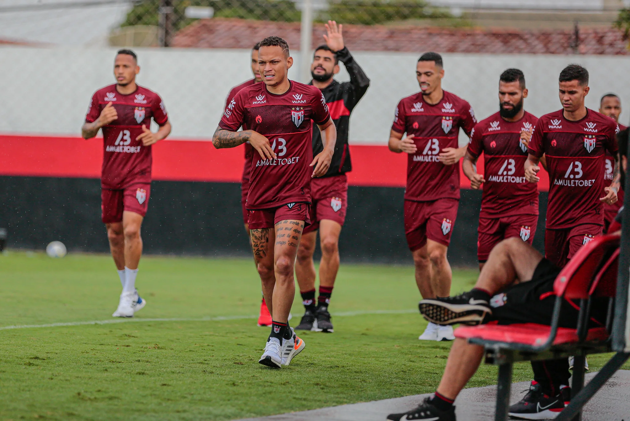 Treinamento do Atlético-GO para jogo com a Chapecoense