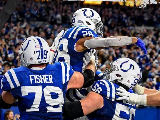 Vitória dos Colts sobre os Patriots na NFL