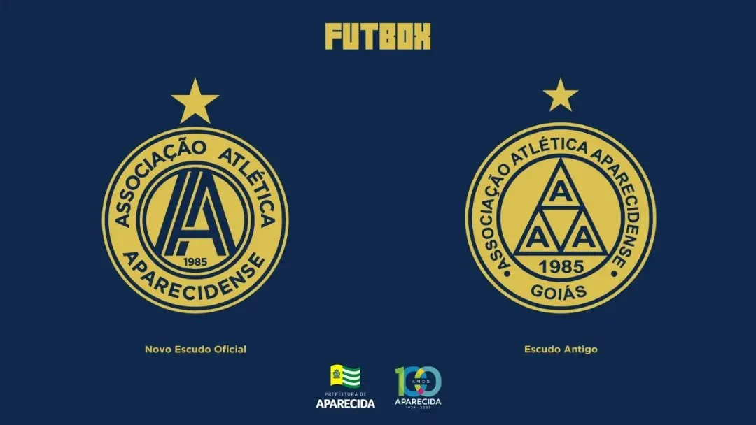 Aparecidense novo escudo 2022