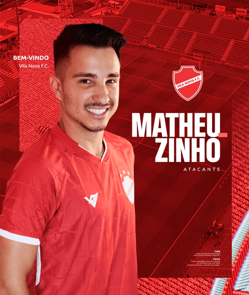 Matheuzinho anunciado pelo Vila Nova