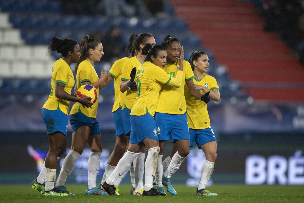 Brasil 1x1 Holanda Torneio da França gol da Marta