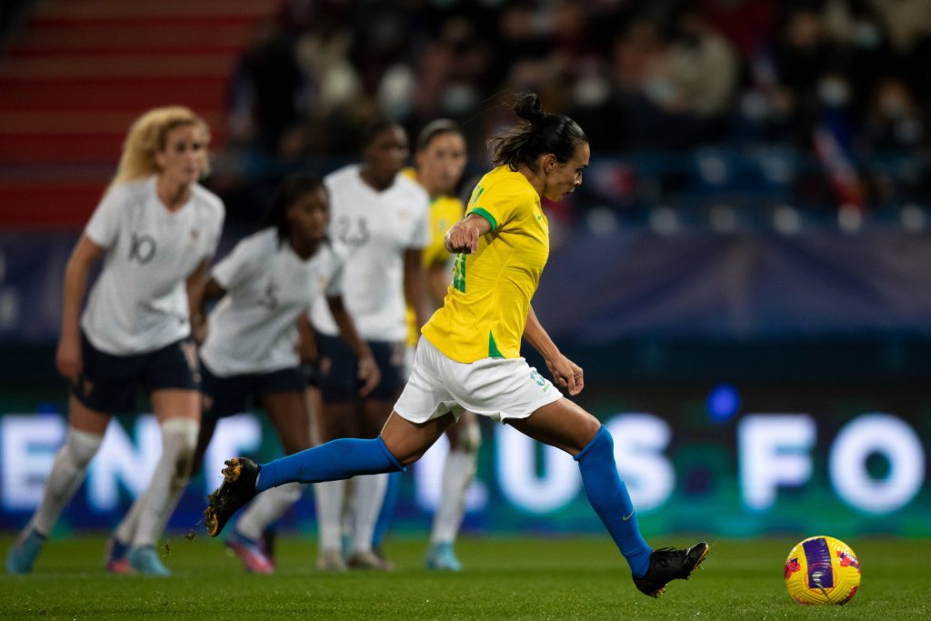 França 2x1 Brasil Torneio da França futebol feminino
