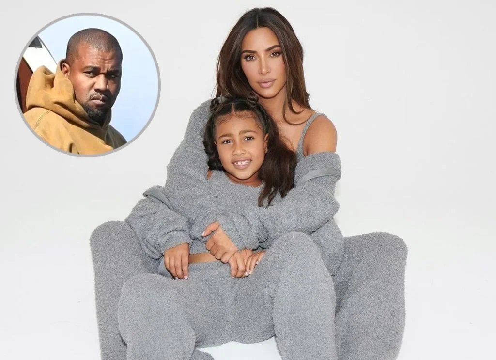 Kanye West reclama por filha mais velha ter conta no Tiktok