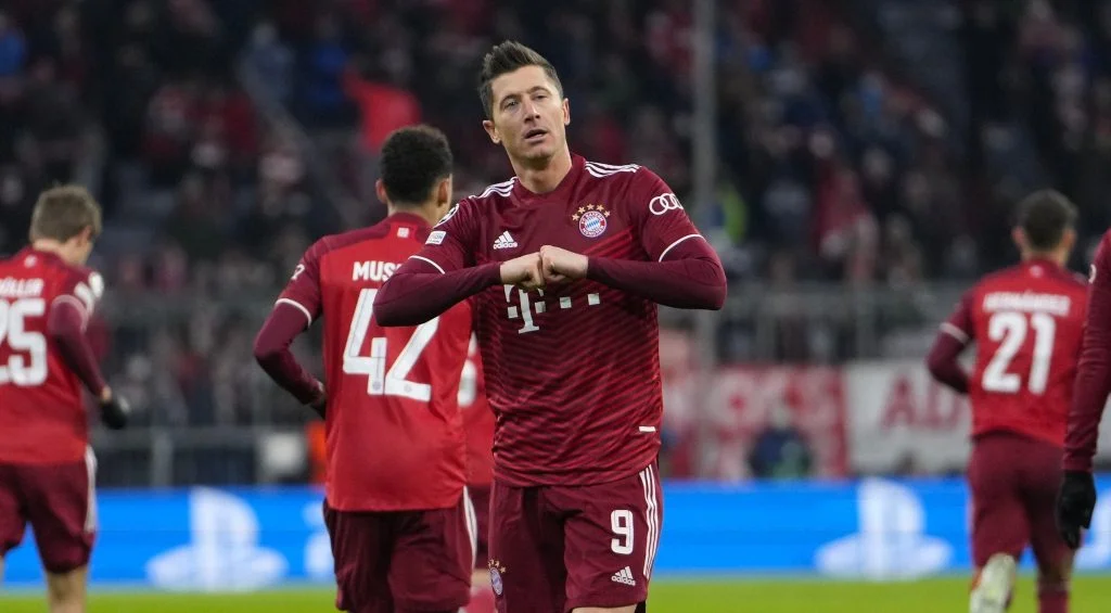 Lewandowski Bayern de Munique Liga dos Campeões