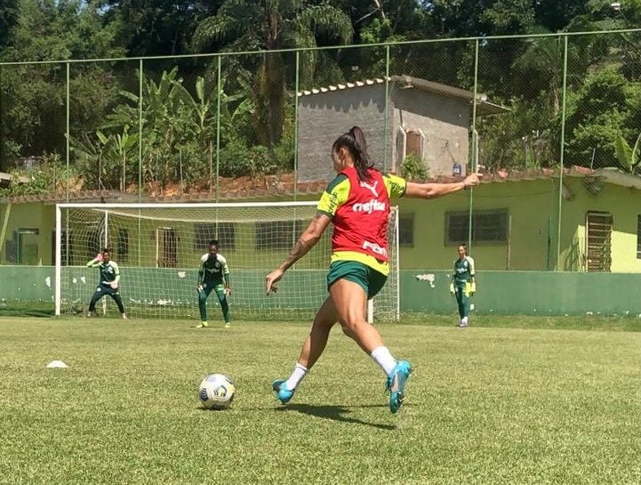 Palmeiras Brasileirão Feminino treinamento