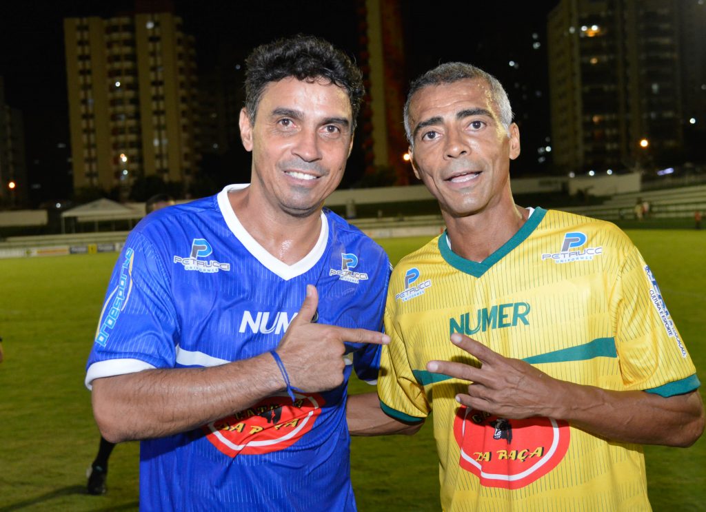 Romário e Alex Dias jogo festivo Anápolis
