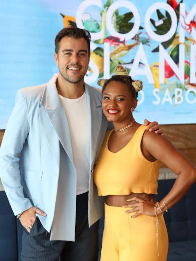 “Cook Island”: Jéssica Ellen e Joaquim Lopes participam da coletiva de imprensa do reality