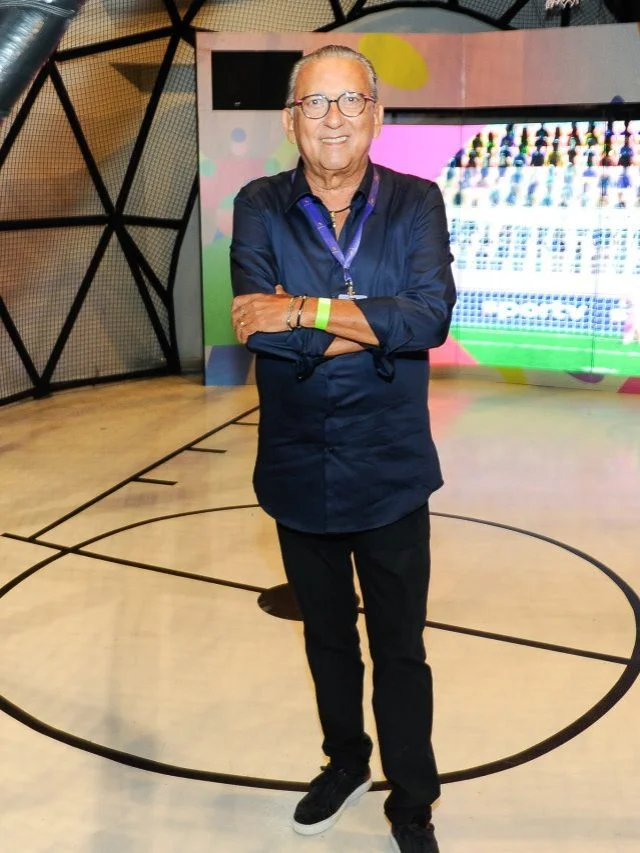 Galvão Bueno, Marcos Mion e Jojo Toddynho participam de evento da Globo.