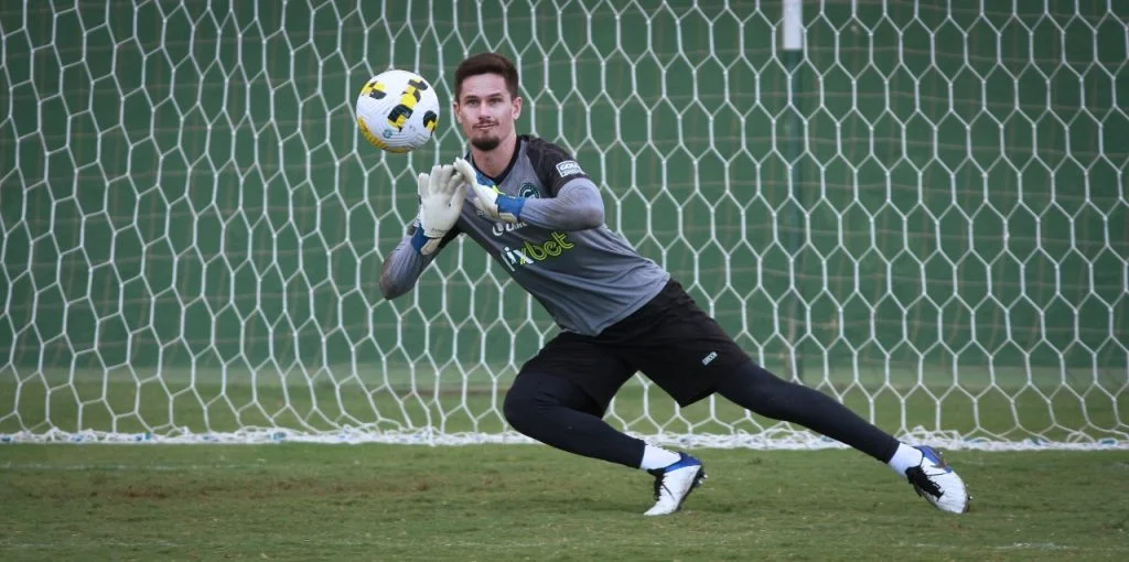 Goiás antes do jogo contra o Coritiba