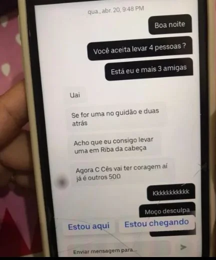 Vídeo: Estudantes de Anápolis se confundem na hora de pedir motorista de app e resposta bem humorada explode na internet