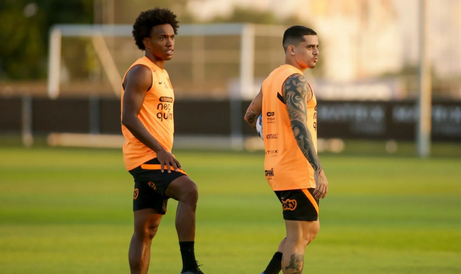 Willian e Fagner Corinthians Libertadores