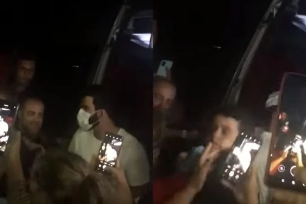 Vídeo: Gusttavo Lima leva cabeçada de criança antes de show e se machuca