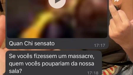 Rapaz é levado à delegacia por planejar massacre em faculdade de Goiânia