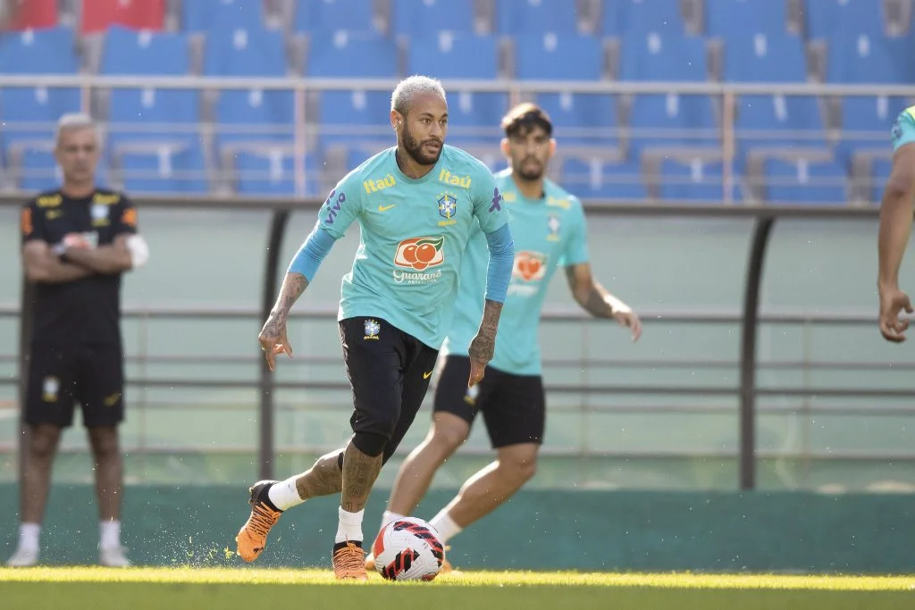 Neymar treino Seleção 01.06.22