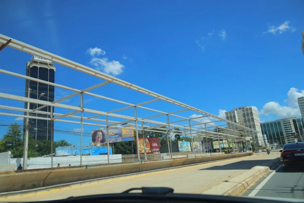 obras BRT Praça Cívica Goiânia