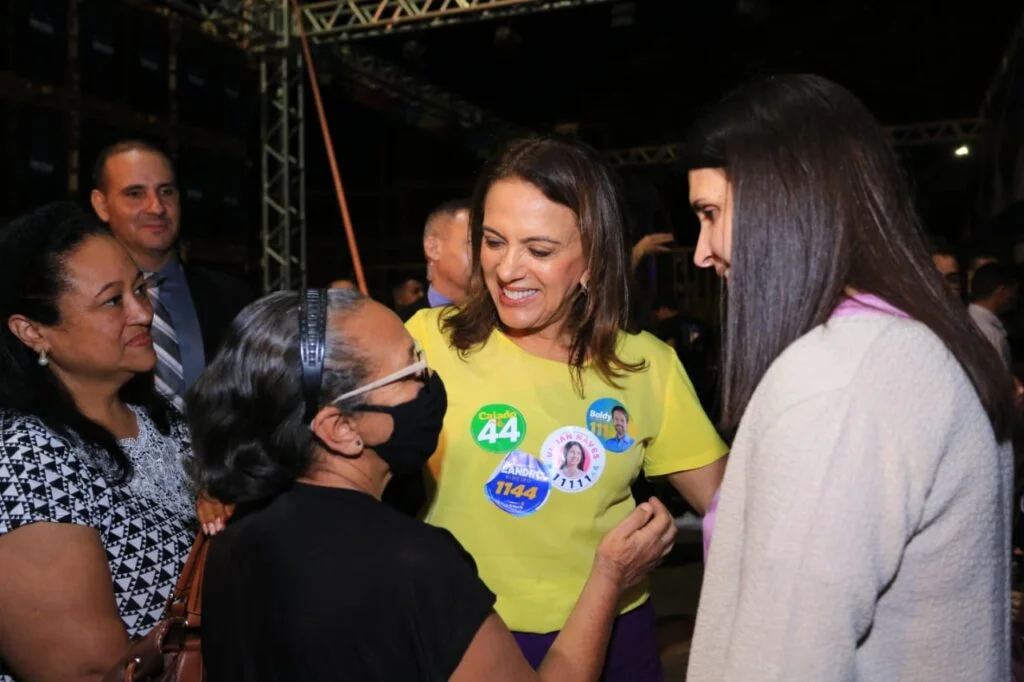 Gracinha Caiado durante o evento em Anápolis