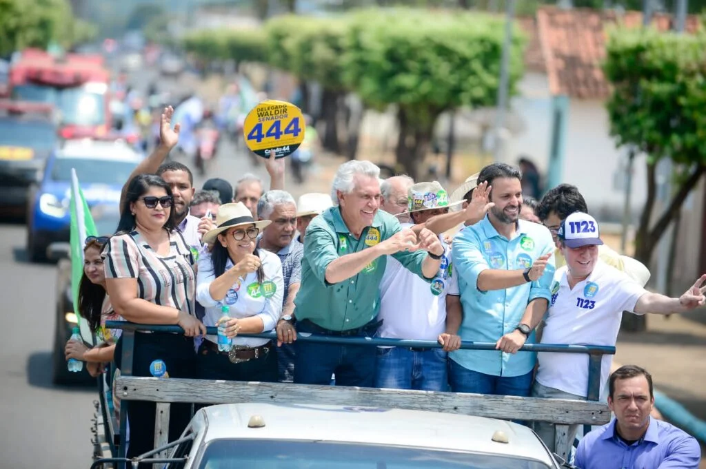 Última pesquisa Ipec aponta reeleição de Caiado no 1º turno com 56% dos votos válidos