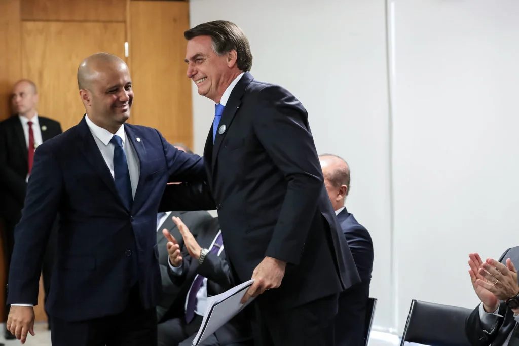 Major Vitor Hugo e Jair Bolsonaro