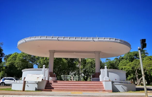 Praça Cívica coreto Dia da Consciência Negra