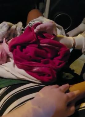 Fiscais do Semma ajudam jovem em trabalho de parto dentro de carro, em Aparecida de Goiânia