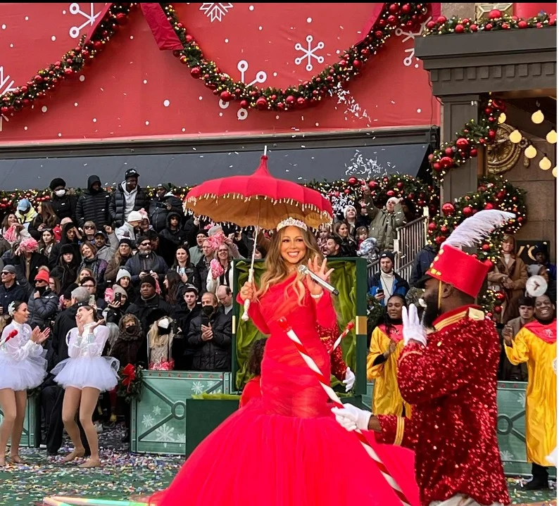 Mariah Carey em clima de natal