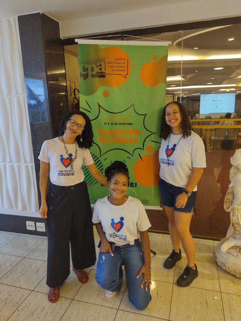 Representantes de Goiás durante encontro nacional do Comitê de Participação de Adolescentes (CPA), em Brasília: evento promove diálogo entre adolescentes de todas as regiões do país