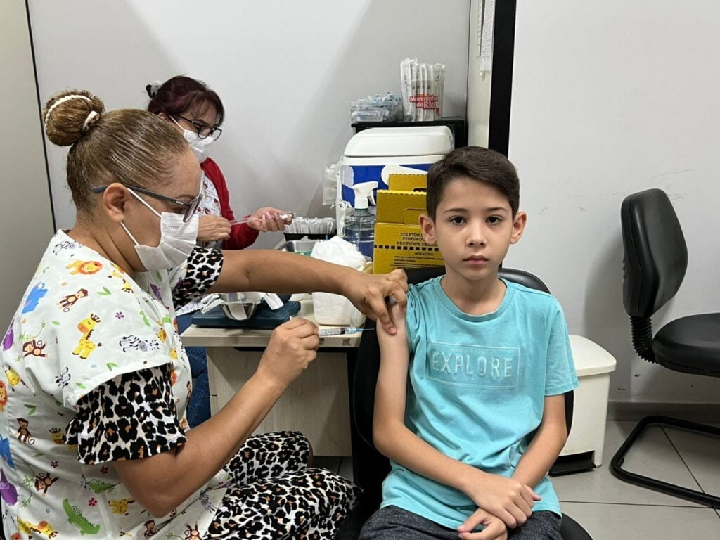 Goiânia retoma vacinação contra Covid-19 em crianças nesta sexta-feira, 3