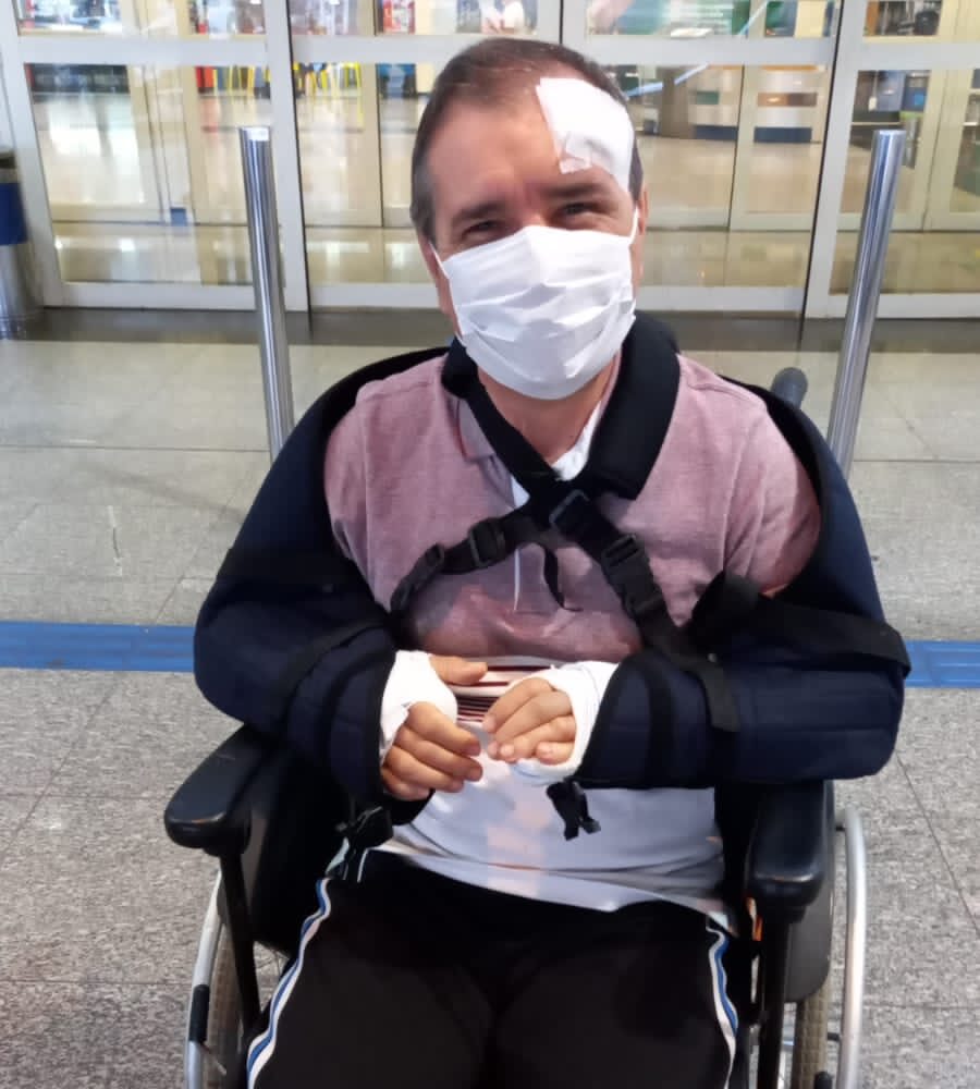 Após sofrer acidente, Wolmir Amado passa por duas cirurgias