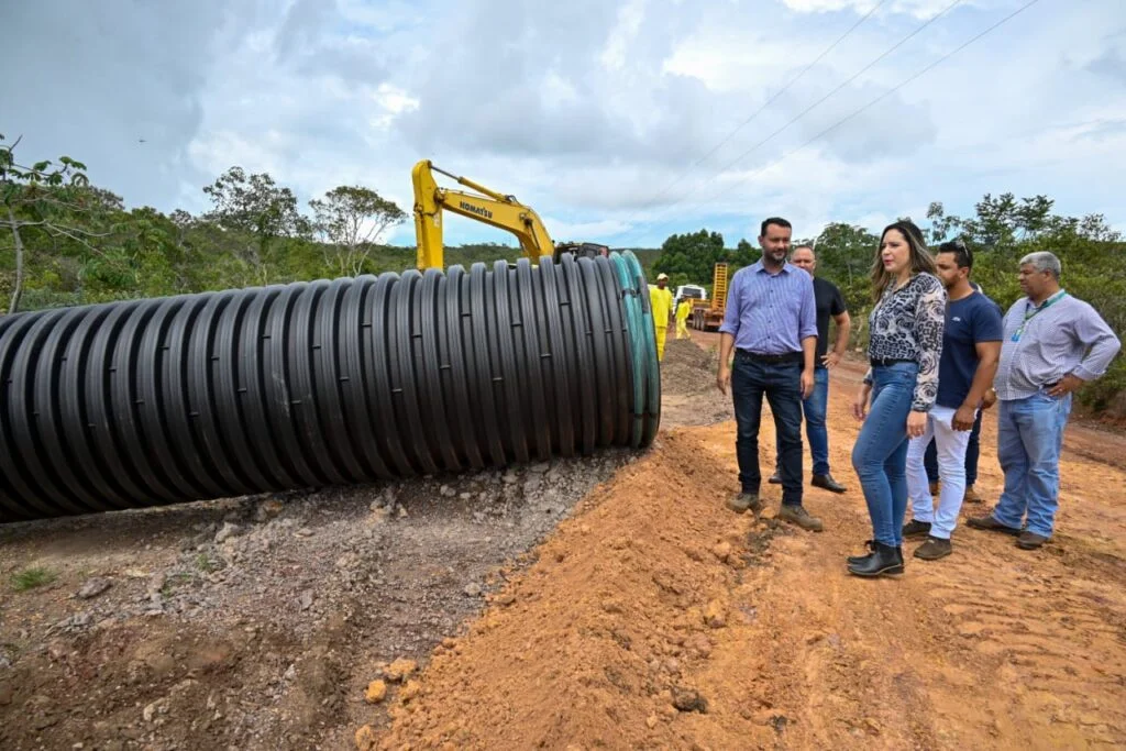 Governo de Goiás executa bueiros em tempo recorde