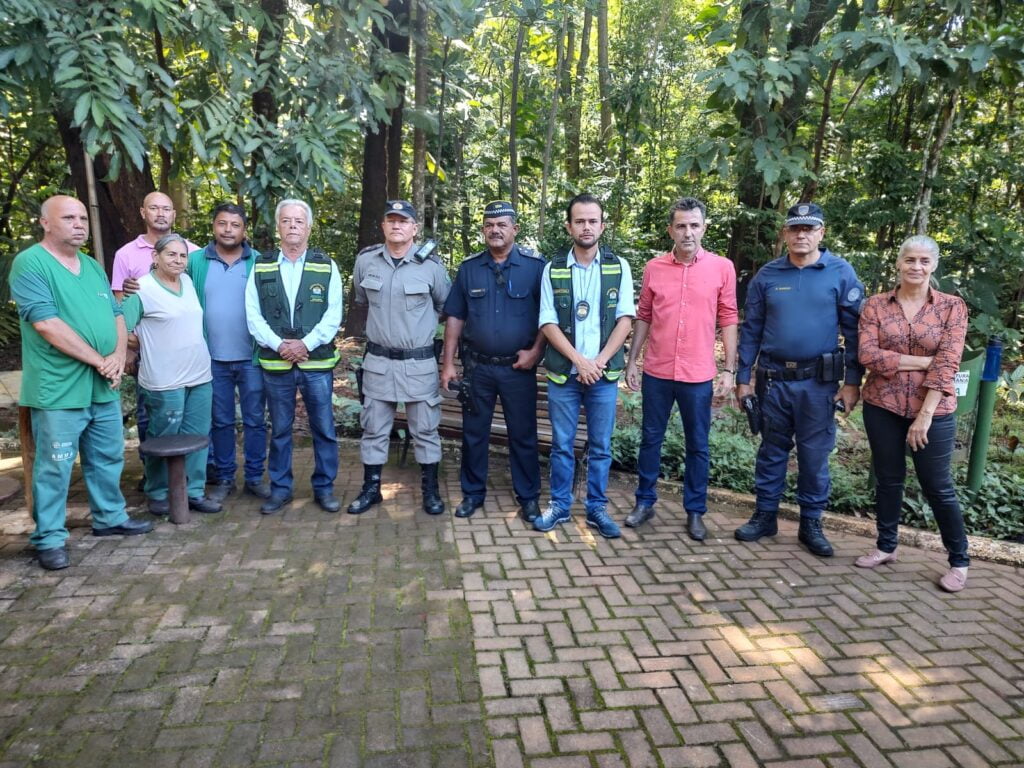 mma e forças de segurança realizam ação de limpeza e combate a crimes no Bosque dos Buritis, nesta quarta-feira