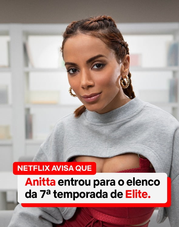 plataforma fez o anuncio através, das suas redes sociais, com a cantora já caracterizada para sua personagem, ainda não foi divulgado qual papel Anitta vai desempenhar na trama