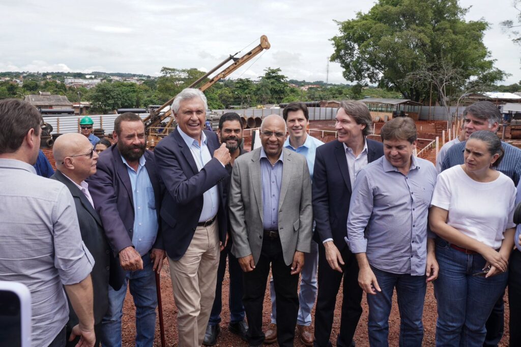 Governador Ronaldo Caiado sobre novos reservatórios para abastecimento de água na região Noroeste de Goiânia: “dignidade e qualidade de vida”