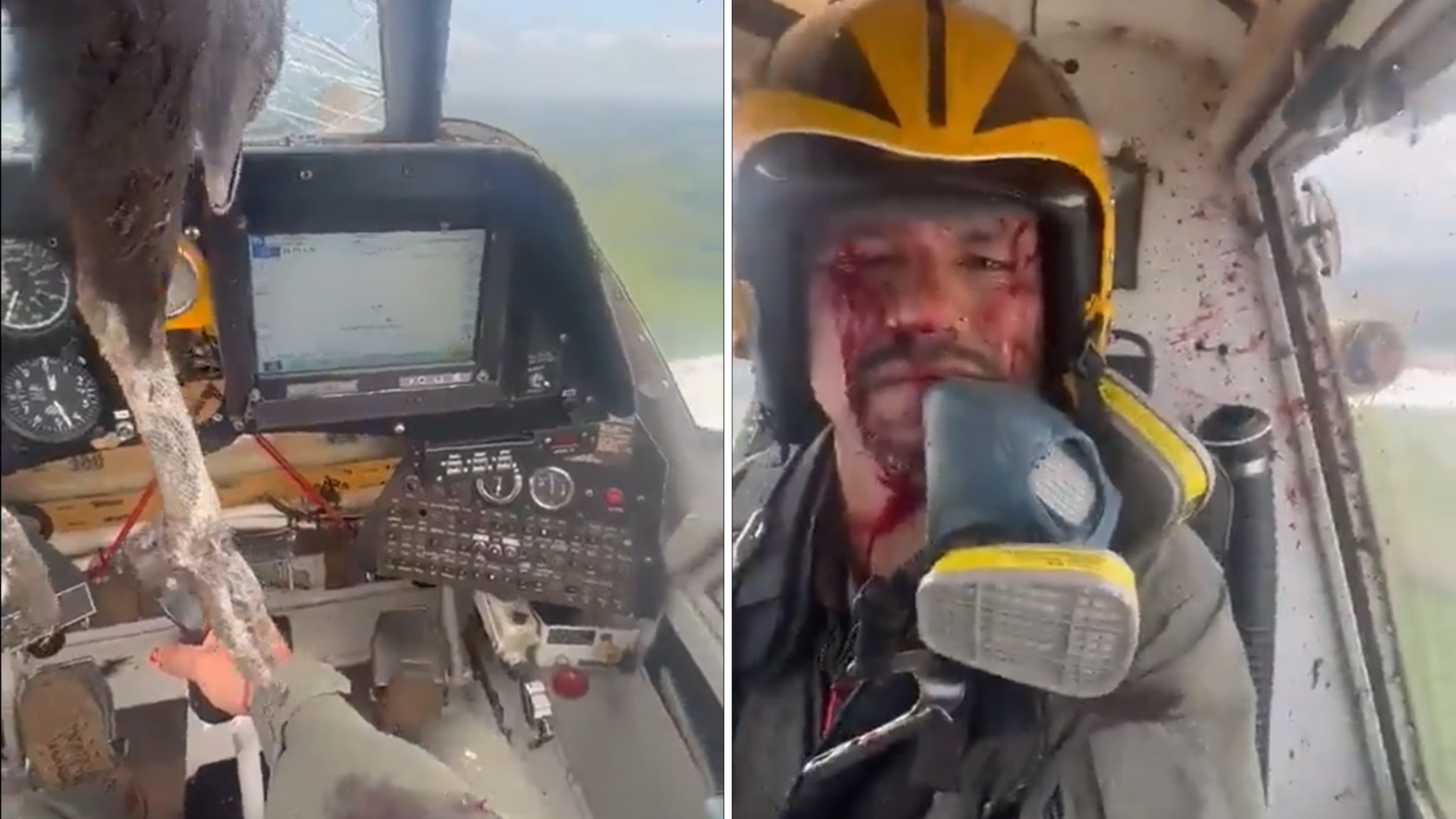 Piloto é atingido por pássaro província de Los Ríos, no Equador