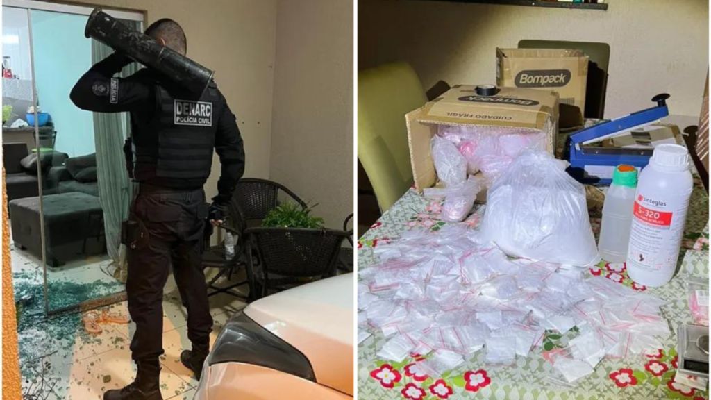Polícia prende suspeitos de vender cocaína por delivery em Goiânia