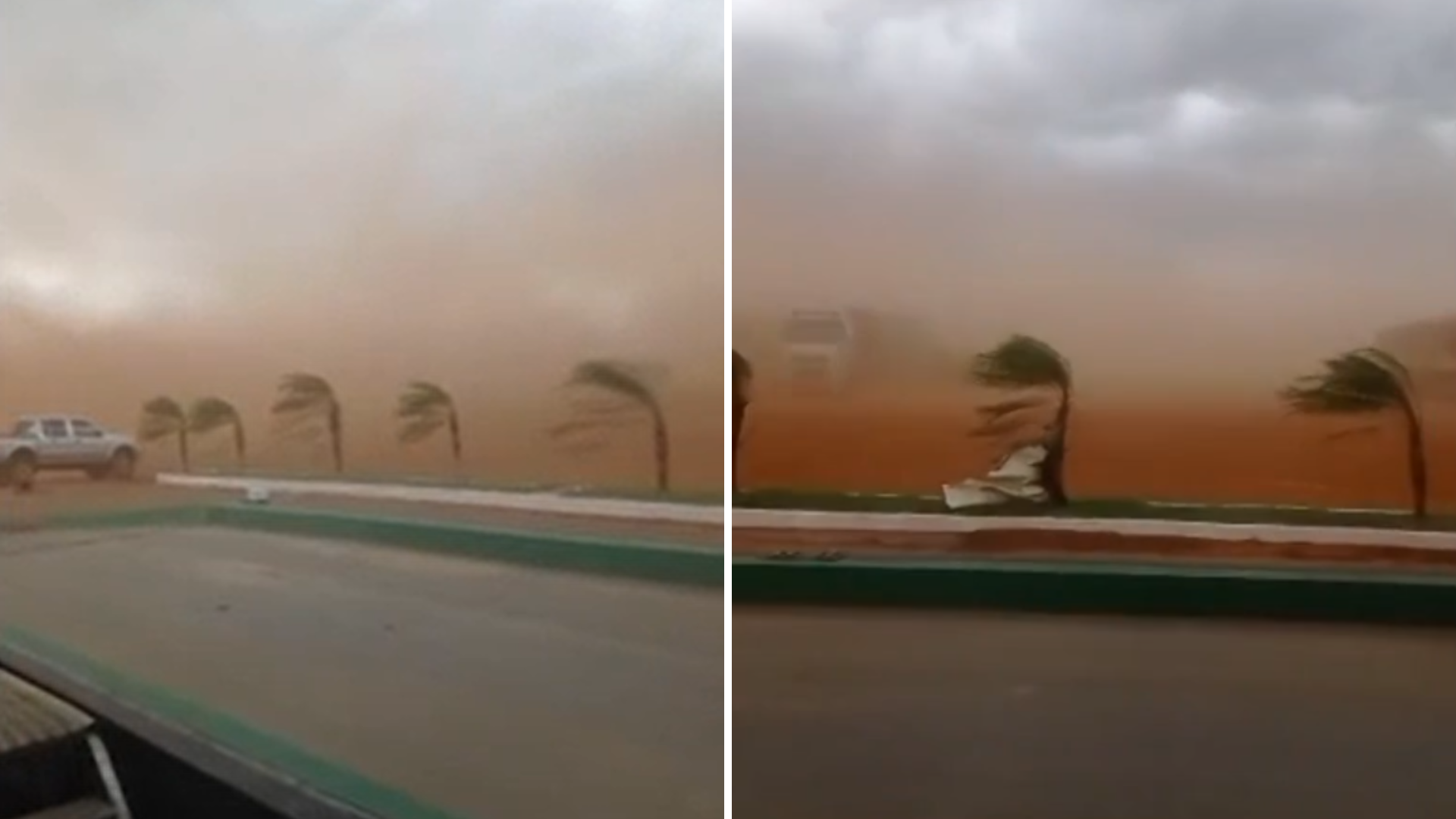 Nuvem de poeira encobre Itaberaí e assusta habitantes da região