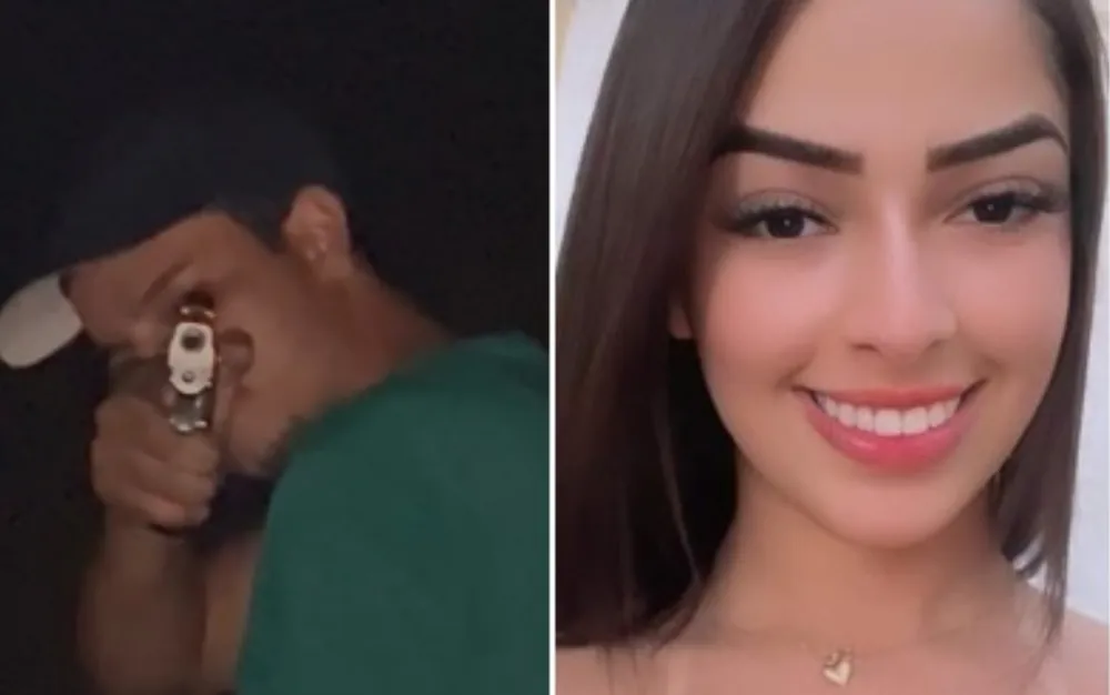 Jovem de 23 anos filma momento em que namorado atira contra ela em Jataí