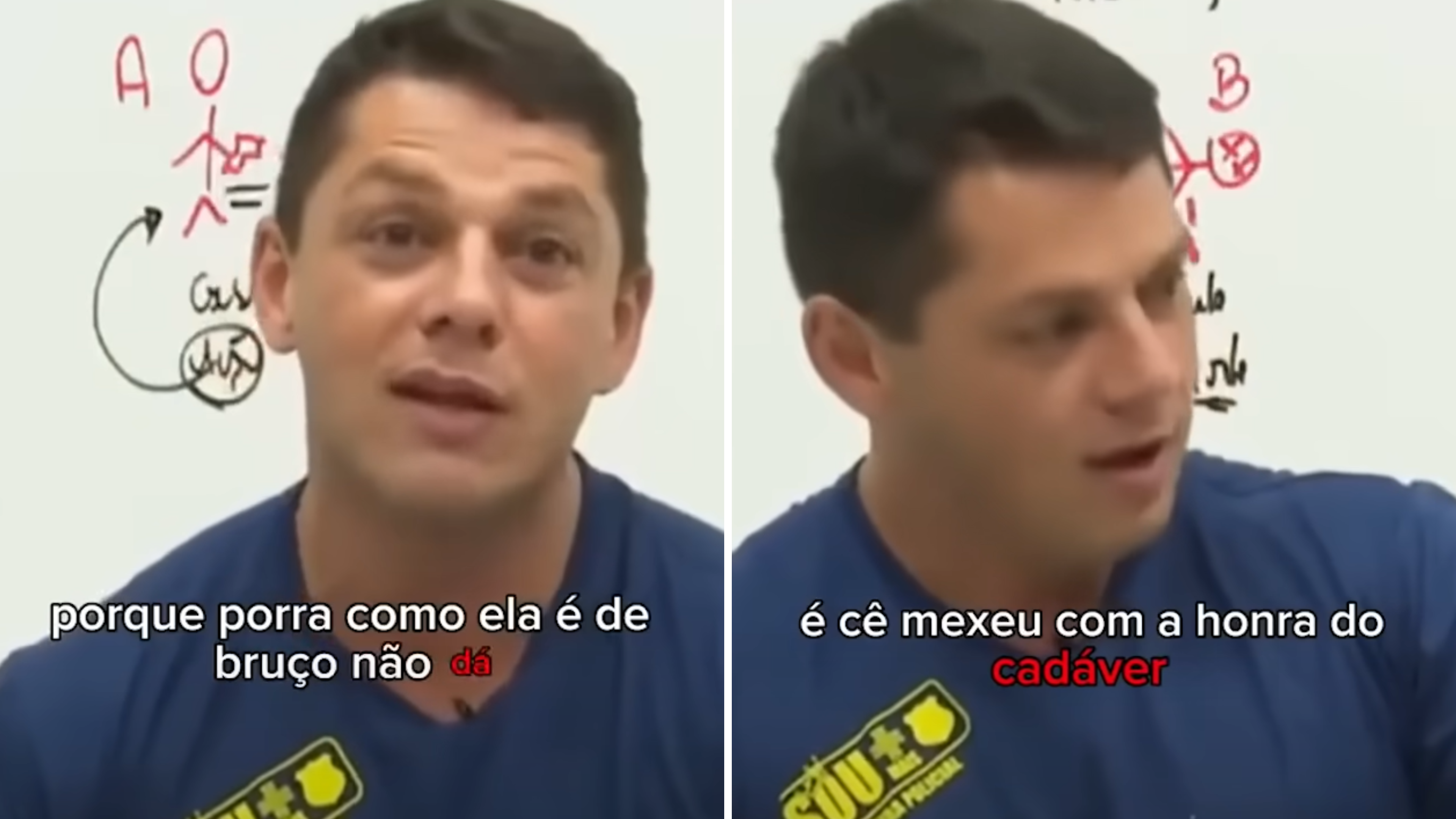 Amigo de Bolsonaro, Evandro Guedes debocha de pena por abuso sexual de mulheres mortas
