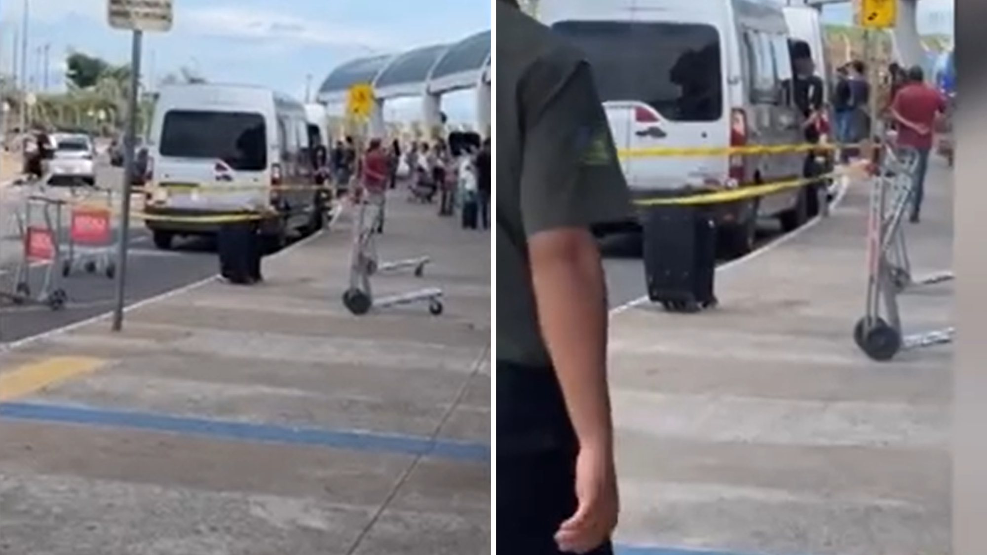 Mala esquecida no Aeroporto Santa Genoveva provoca alerta de bomba