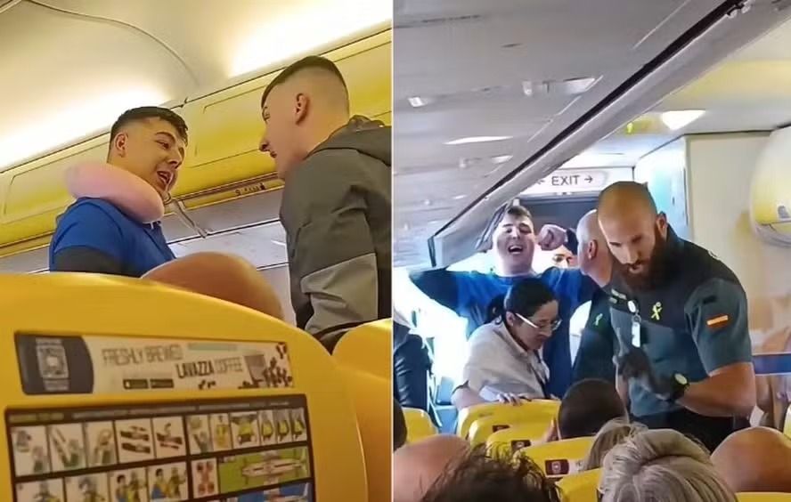 Voo da Ryanair entre Edimburgo e Tenerife vira palco de tumulto