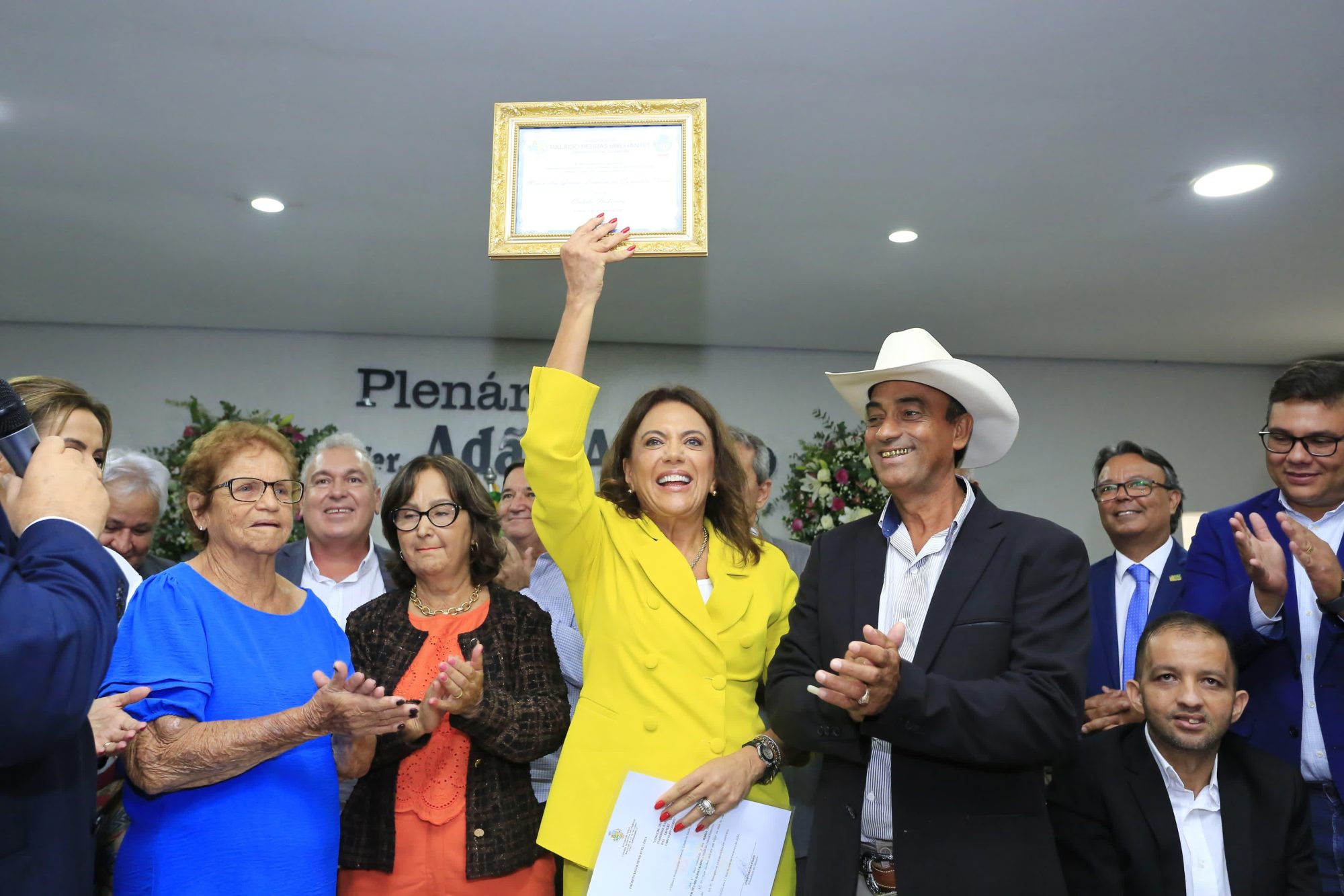 Gracinha Caiado recebe homenagem em Itaberaí: “missão do governante é cuidar de vidas” (Fotos: André Saddi)