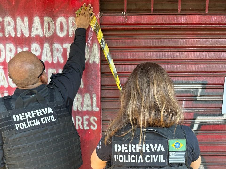 Polícia fecha lojas na Vila Canaã suspeitas de vender peças de veículos roubadas