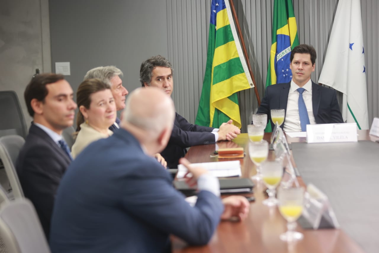 Governador em exercício, Daniel Vilela se reúne com comitiva de representantes de Portugal para apresentar potencialidades de Goiás (Fotos: André Costo)