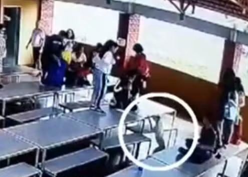 Pit bull invade refeitório de escola e deixa três crianças feridas, em Catalão