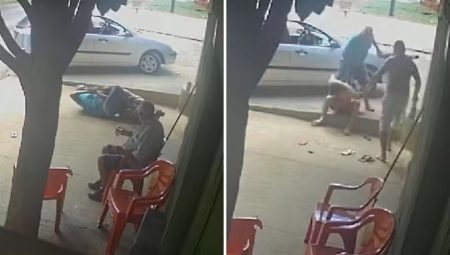 Homem baleado e agredido foge dirigindo após o ataque
