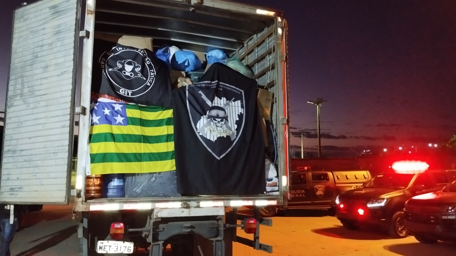 Produtos foram arrecadados pela Polícia Penal de Goiás durante a campanha “Polícia Penal em Ação”